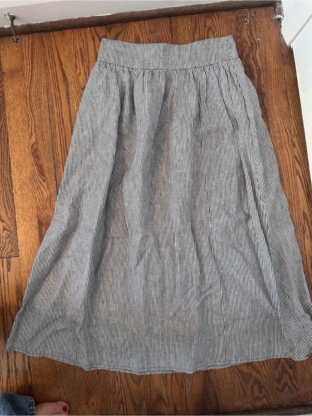 Olivaceous Striped Skirt